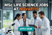 Novartis Careers 2026: Scientist Opportunity for MSc Life Science Candidates MSc Life Science Jobs at Novartis | Candidates Apply Now