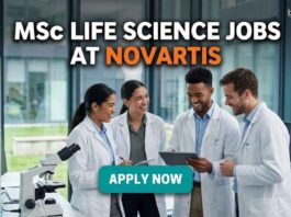 Novartis Careers 2026: Scientist Opportunity for MSc Life Science Candidates MSc Life Science Jobs at Novartis | Candidates Apply Now