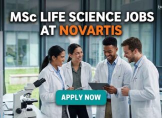 Novartis Careers 2026: Scientist Opportunity for MSc Life Science Candidates MSc Life Science Jobs at Novartis | Candidates Apply Now