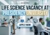 Presidency University Careers 2026: Scientific Assistant Jobs for Life Science Graduates Life Science Vacancy at Presidency University