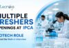Freshers Walk-In Interview 2026 :Multiple Openings at Ipca Laboratories Multiple Freshers Openings at Ipca | Biotech Role | Walk-in