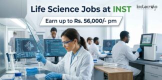 Life Science Jobs at INST | Candidates Apply Now