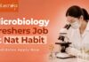 FRESHERS Wanted | Microbiology Vacancy | QA/QC Trainee Role at Nat Habit Microbiology Freshers Job at Nat Habit | Candidates Apply Now