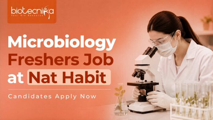 Microbiology Freshers Job at Nat Habit | Candidates Apply Now Microbiology Freshers Job at Nat Habit | Candidates Apply Now
