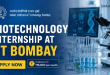 IIT Bombay Research Internship 2026: Molecular Biology & Biotechnology Internship Opportunity Biotechnology Internship at IIT Bombay | Candidates Apply Now