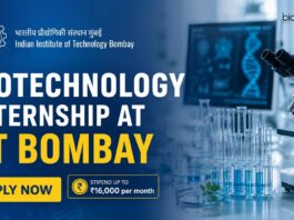 Biotechnology Internship at IIT Bombay | Candidates Apply Now