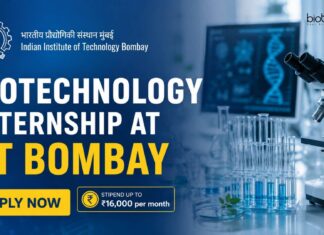 IIT Bombay Research Internship 2026: Molecular Biology & Biotechnology Internship Opportunity Biotechnology Internship at IIT Bombay | Candidates Apply Now