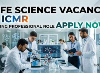 ICMR Young Professional Recruitment 2026 | Life Science Vacancy Life Science Vacancy at ICMR | Young Professional Role