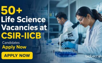 50+Life Science Vacancies at CSIR-IICB | Biology Careers 2026 Walk-In Interviews Multiple Life Science Vacancies at CSIR-IICB | Candidates Apply