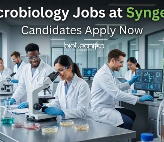 Microbiology Jobs at Syngene | Candidates Apply Now