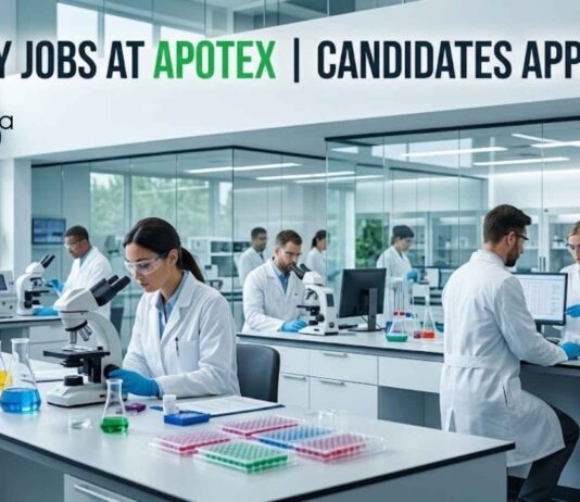 Biology Jobs at Apotex | Candidates Apply Now