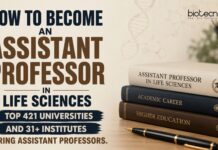 How to Become an Assistant Professor in Life Sciences How to become an assistant professor