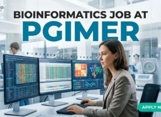 PGIMER Careers 2026: Bioinformatics Job for Senior Research Fellow – Salary ₹42,000 + HRA Bioinformatics Job at PGIMER | Candidates Apply Now