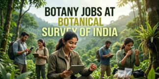 Botany Project Assistant Jobs 2026 at Botanical Survey of India Botany Jobs at Botanical Survey of India | Candidates Apply Now