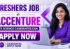 Life Science Freshers Job at Accenture | Candidates Apply Now