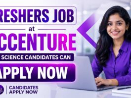 Life Science Freshers Job at Accenture | Candidates Apply Now