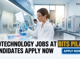 Biotechnology Jobs at BITS Pilani | Candidates Apply Now