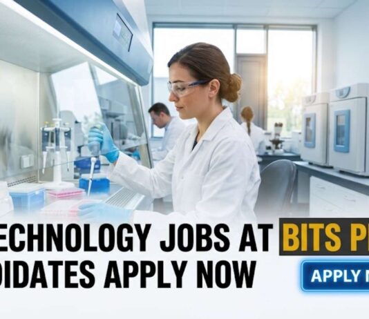 Biotechnology Jobs at BITS Pilani | Candidates Apply Now