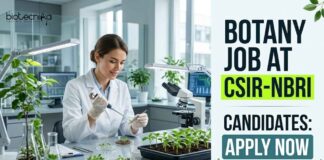 Botany Job at CSIR-NBRI | Candidates Apply Now