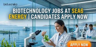 Biotechnology Jobs at Sea6 Energy | Candidates Apply Now