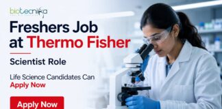 Freshers Opening at Thermo Fisher | Life Science Candidates | Apply Now Life Science Freshers Job at Thermo Fisher | Candidates Apply