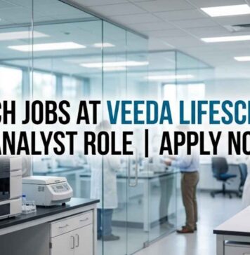 Veeda Lifesciences Analyst – Bioassays Jobs 2026 | Cell Culture & Biotech Jobs Biotech Jobs at Veeda Lifesciences | Analyst Role | Apply Now