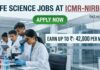Life Science Jobs at ICMR-NIRBID | Candidates Apply Now