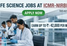 ₹42,000/Month ICMR-NIRBID Young Professional Recruitment 2026 – Life Science Role Life Science Jobs at ICMR-NIRBID | Candidates Apply Now