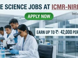 Life Science Jobs at ICMR-NIRBID | Candidates Apply Now