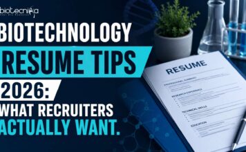 Top Biotechnology Resume Tips For Freshers in 2026 Biotechnology Resume Tips 2026: What Recruiters Actually Want
