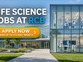 Life Science Jobs at RCB | Candidates Apply Now