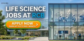 ₹71,920 per month Salary at RCB: Research Associate Vacancy for Life Science Candidates Life Science Jobs at RCB | Candidates Apply Now