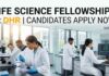 DHR International Fellowship Abroad 2026-27: Global Training Opportunity for Health Science Researchers Life Science Fellowships at DHR | Candidates Apply Now