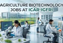 ICAR-IGFRI Recruitment 2026: Young Professional & Field Assistant Vacancies Agriculture Biotechnology Jobs at ICAR-IGFRI | Candidates Apply