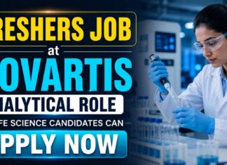 Freshers Life Science Jobs 2026: Novartis Associate Analyst Hiring Life Science Freshers Jobs at Novartis | Candidates Apply Now
