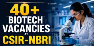 Multiple Biotech Vacancies at CSIR-NBRI | Candidates Apply Now