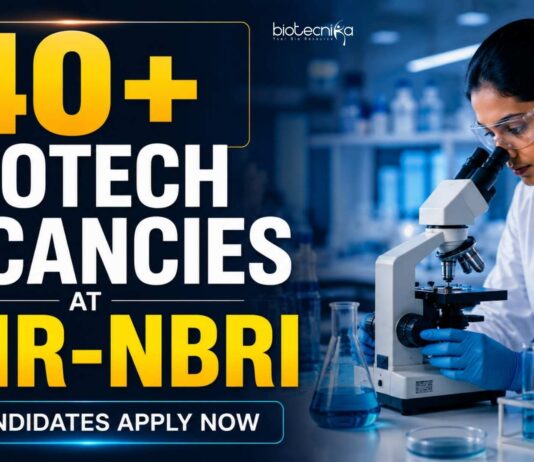 Multiple Biotech Vacancies at CSIR-NBRI | Candidates Apply Now