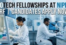 NIPER JRF Recruitment 2026 – Biotech Fellowships Opportunity with ₹37,000 Salary Biotech Fellowships at NIPER | JRF | Candidates Apply Now