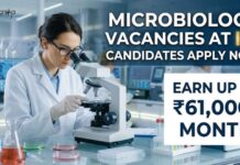 Upto ₹66,490 per month Salary at IIT | Microbiology & Virology Research Jobs 2026 Microbiology Vacancies at IIT | Candidates Apply Now