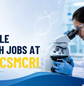 Up to ₹67,000/Month Salary at CSIR-CSMCRI | Multiple Biotech Jobs Vacancies Announced Multiple Biotech Jobs at CSIR-CSMCRI | Candidates Apply Now