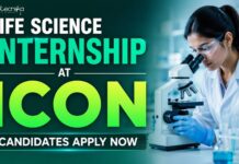 Freshers Life Science Internship at ICON 2026 – Opportunity for Students & Graduates Life Science Internship at ICON | Candidates Apply Now