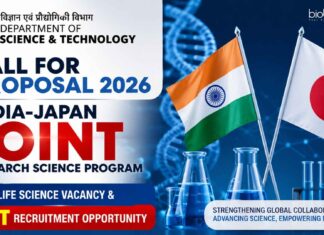 India-Japan Cooperative Science Programme 2026 | Call for Proposal | Life Science Vacancy & DST Recruitment Opportunity Call for Proposal 2026: DST-Japan JOINT Research Science Prog