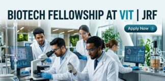 Biotech Fellowship at VIT | JRF | Apply Now