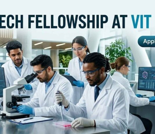 Biotech Fellowship at VIT | JRF | Apply Now