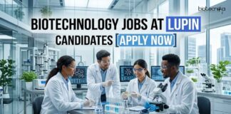 Lupin Biotechnology Jobs 2026 | Production Mammalian Roles Biotechnology Jobs at Lupin | Candidates Apply Now