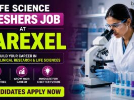 Life Science Freshers Job at Parexel | Candidates Apply Now
