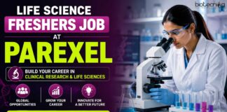 Freshers Recruitment at Parexel: Life Science Jobs Open Life Science Freshers Job at Parexel | Candidates Apply Now