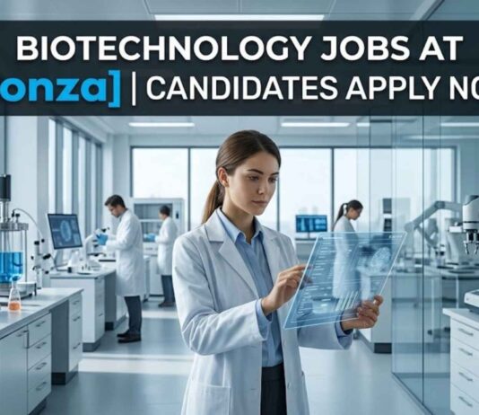 Biology & Biotech Vacancy at Lonza | Apply Now Biotechnology Jobs at Lonza | Candidates Apply Now