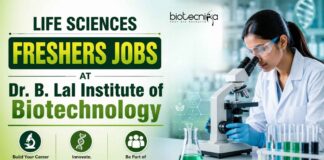 Freshers Hiring: Life Science Vacancy at Dr. B. Lal Institute of Biotechnology Life Sciences Freshers Jobs at Dr. B. Lal Institute of Biotechnology