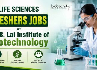 Freshers Hiring: Life Science Vacancy at Dr. B. Lal Institute of Biotechnology Life Sciences Freshers Jobs at Dr. B. Lal Institute of Biotechnology